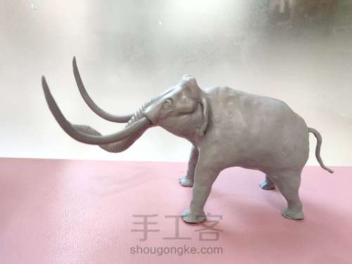 软陶猛犸象 第6步