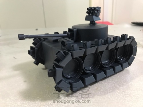 【原创】旧物改造tank模型 第9步