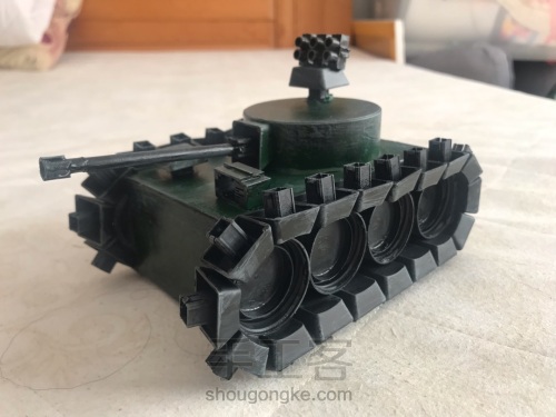 【原创】旧物改造tank模型 第10步