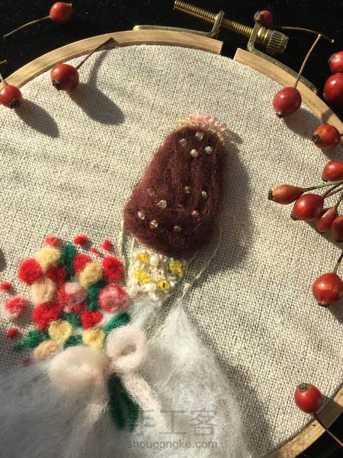 素墨原创立体刺绣作品 第1步