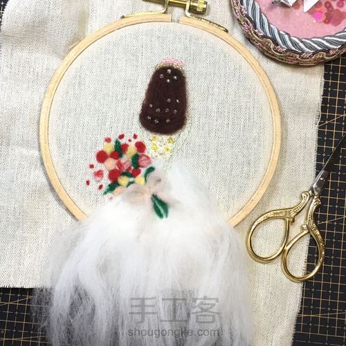 素墨原创立体刺绣作品 第10步