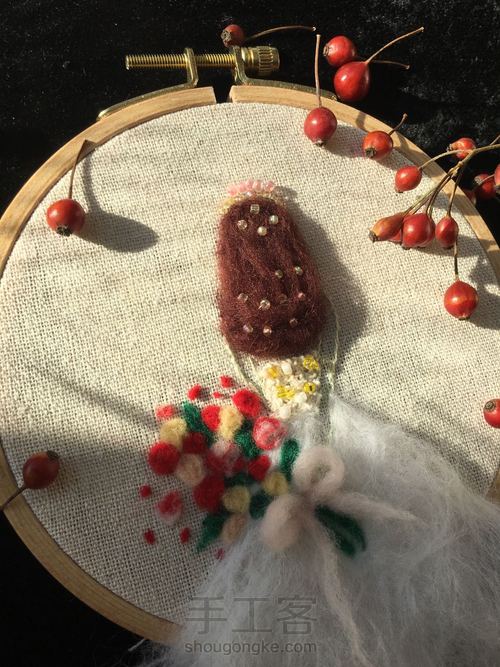 素墨原创立体刺绣作品 第13步