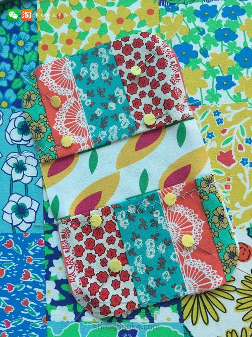 11cm高脚口金卡包制作方法 第6步