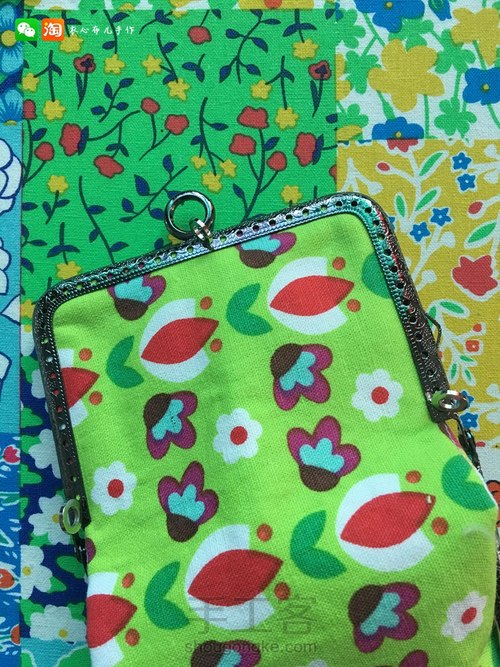 11cm高脚口金卡包制作方法 第9步