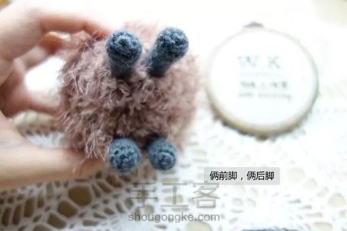 原创钩织小羊 第15步