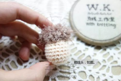 原创钩织小羊 第19步