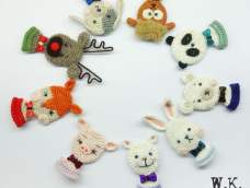 原创动物胸针系列之兔纸材料包预售