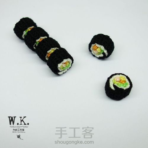 迷你寿司 第1步