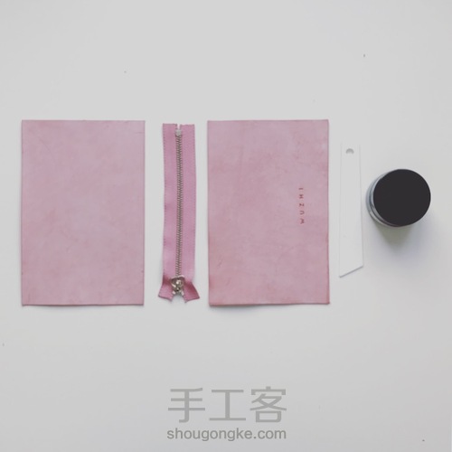 物致WUZHI手工皮具教程 | 做一只有魔法的拉链手包 第5步