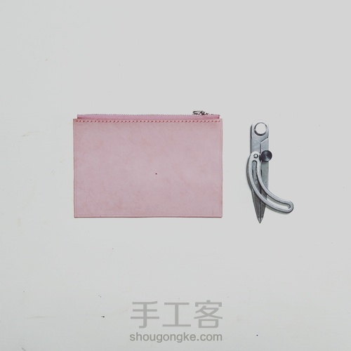 物致WUZHI手工皮具教程 | 做一只有魔法的拉链手包 第26步