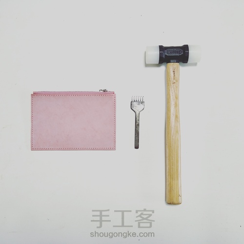 物致WUZHI手工皮具教程 | 做一只有魔法的拉链手包 第28步