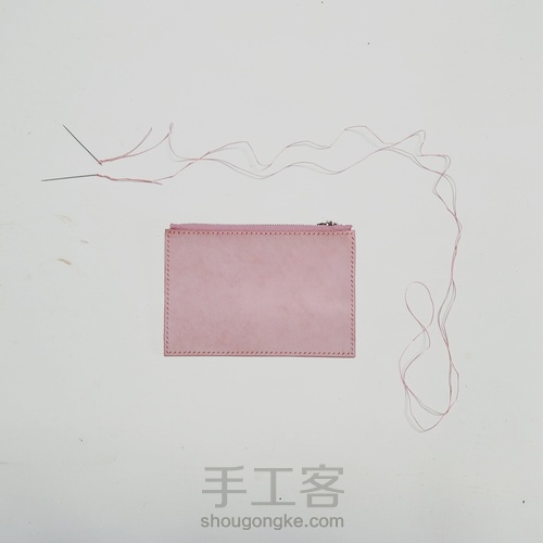 物致WUZHI手工皮具教程 | 做一只有魔法的拉链手包 第30步