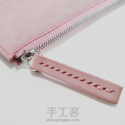 物致WUZHI手工皮具教程 | 做一只有魔法的拉链手包 第40步