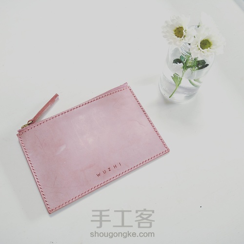 物致WUZHI手工皮具教程 | 做一只有魔法的拉链手包 第44步