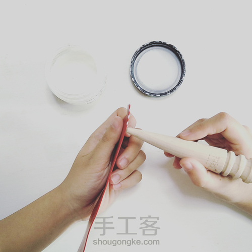 物致WUZHI皮具教程 | 意大利植鞣皮手感超棒的手拿信封包 第6步