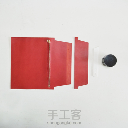 物致WUZHI皮具教程 | 意大利植鞣皮手感超棒的手拿信封包 第27步