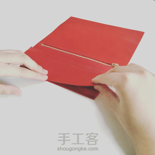 物致WUZHI皮具教程 | 意大利植鞣皮手感超棒的手拿信封包 第36步