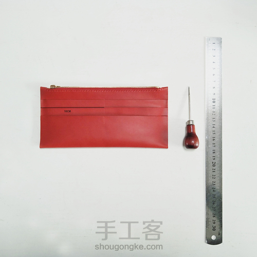 物致WUZHI皮具教程 | 意大利植鞣皮手感超棒的手拿信封包 第44步