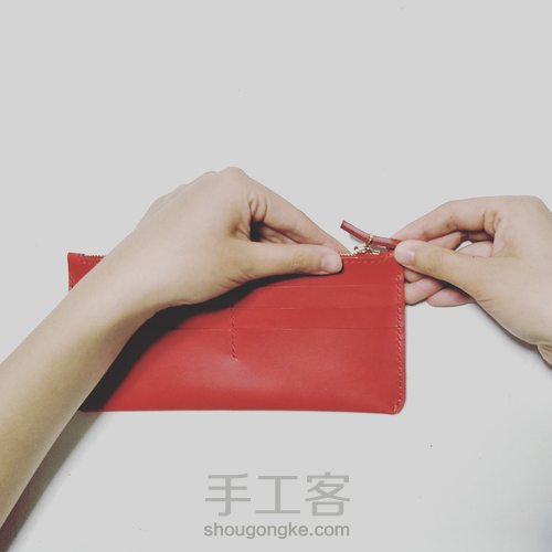 物致WUZHI皮具教程 | 意大利植鞣皮手感超棒的手拿信封包 第59步