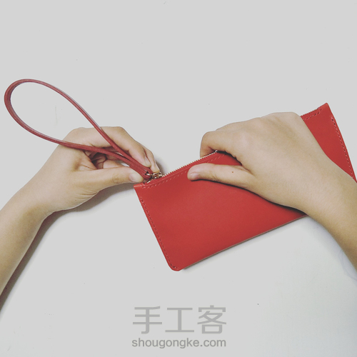 物致WUZHI皮具教程 | 意大利植鞣皮手感超棒的手拿信封包 第60步