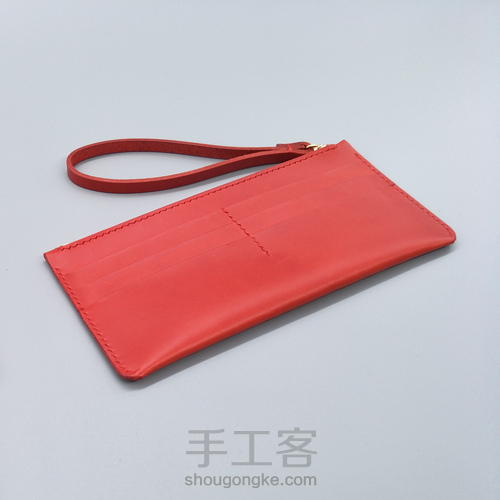 物致WUZHI皮具教程 | 意大利植鞣皮手感超棒的手拿信封包 第66步