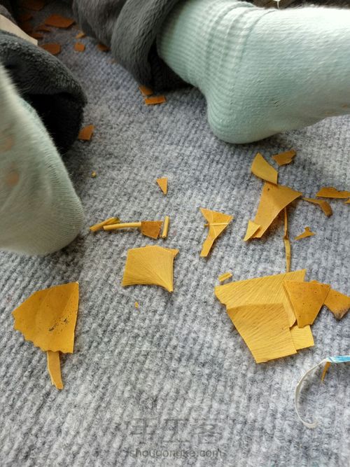 秋日落叶贴画 第1步