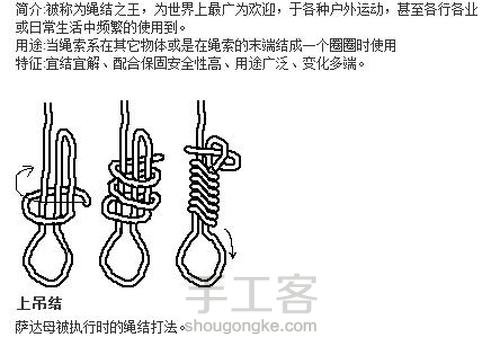 各种活结的打法 转发的 第1步