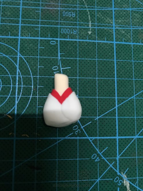 DIY山兔超轻黏土圆球挂件 第30步