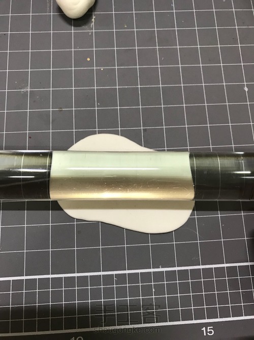 #招财秋田犬#超轻黏土摆件 第3步