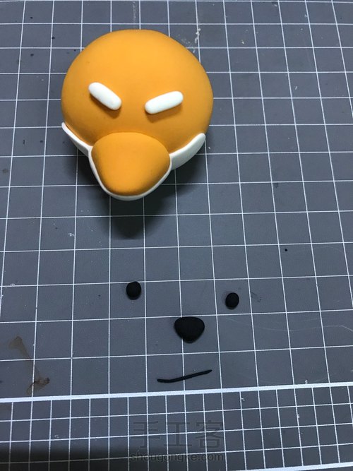 #招财秋田犬#超轻黏土摆件 第8步