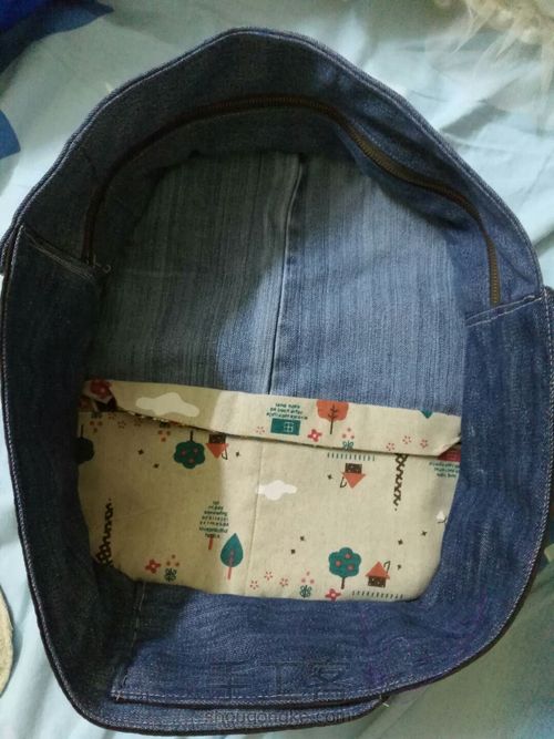 田园牛仔背包 第12步