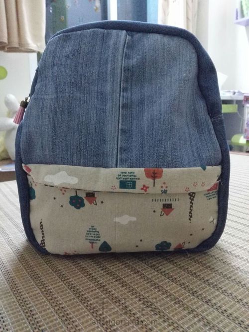 田园牛仔背包 第13步