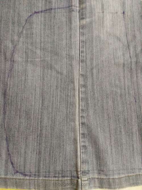 田园牛仔背包 第2步