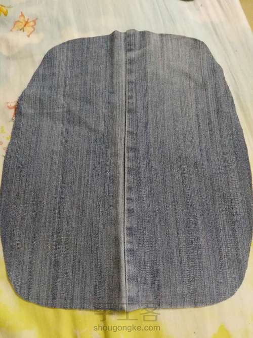 田园牛仔背包 第3步