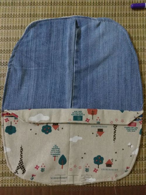 田园牛仔背包 第8步