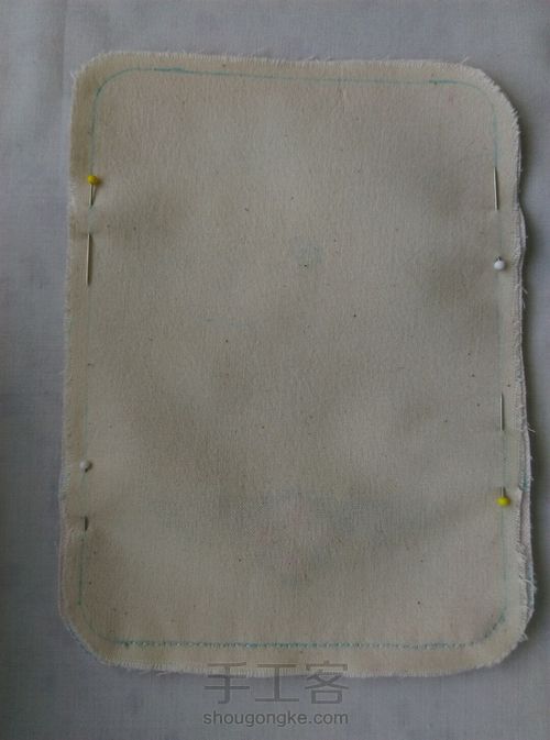 玫瑰刺绣口金卡包 第7步