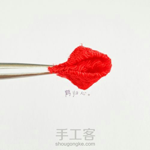 细工花簪之梅花花瓣教程 第1步