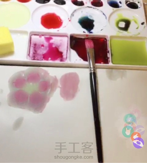 重樱烫花手工造花教程 第3步