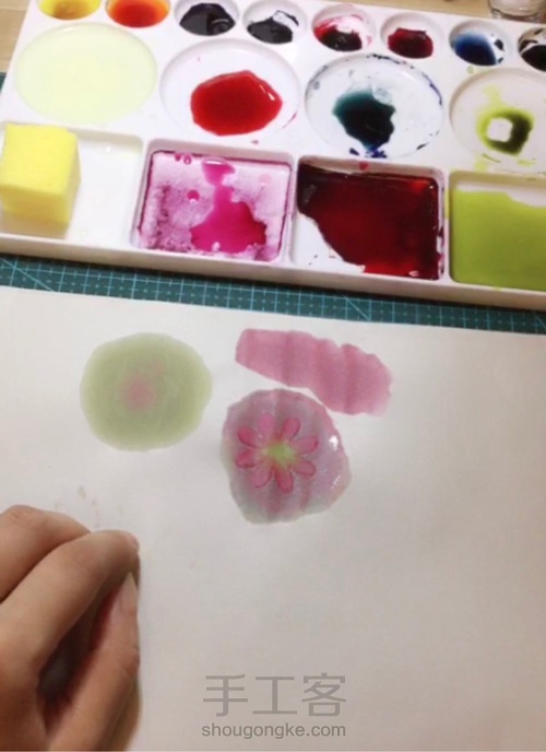 重樱烫花手工造花教程 第6步