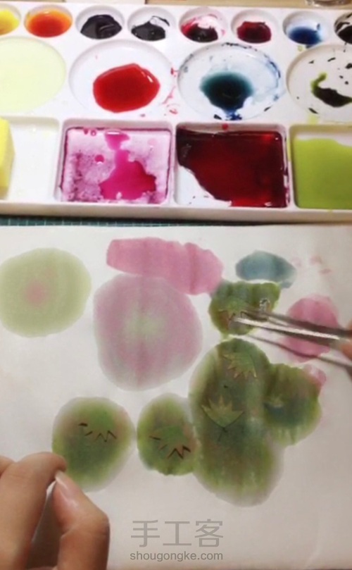 重樱烫花手工造花教程 第8步