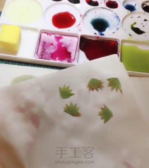 重樱烫花手工造花教程 第9步