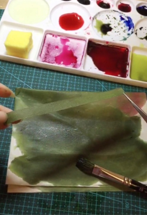 重樱烫花手工造花教程 第13步