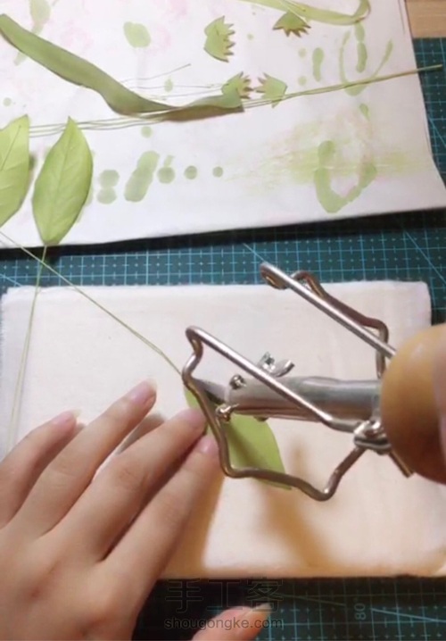 重樱烫花手工造花教程 第16步