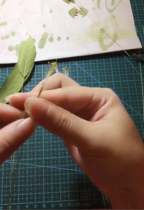 重樱烫花手工造花教程 第18步