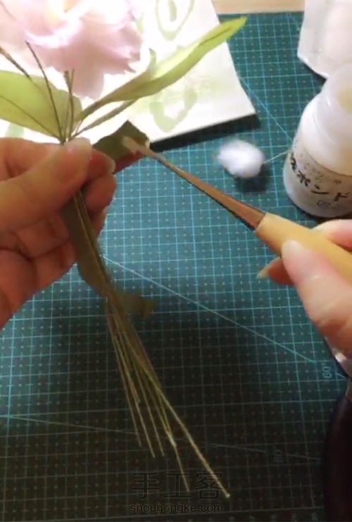 重樱烫花手工造花教程 第25步
