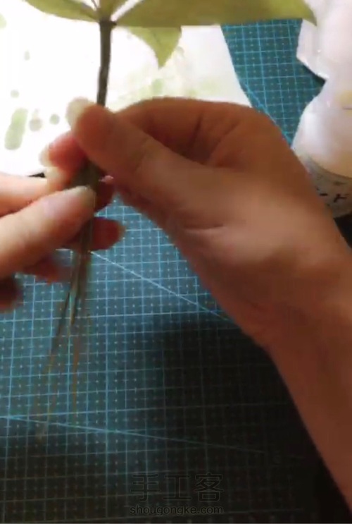 重樱烫花手工造花教程 第26步