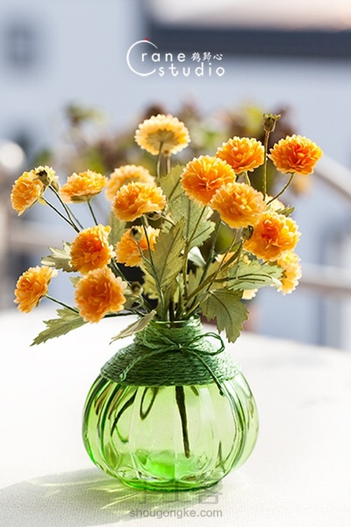 烫花造花之小雏菊的组合 第1步