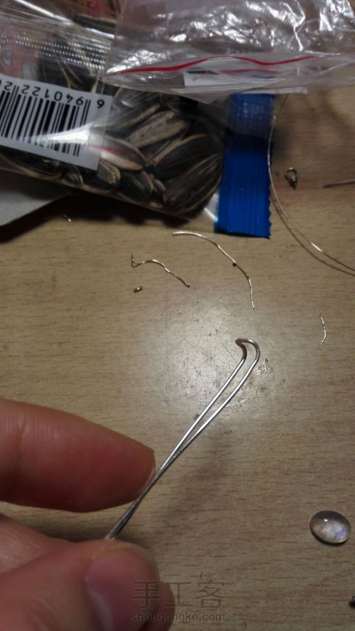 一个小小的戒面怎么包 第2步