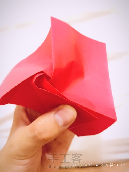 折り紙-折纸•玫瑰I 第13步
