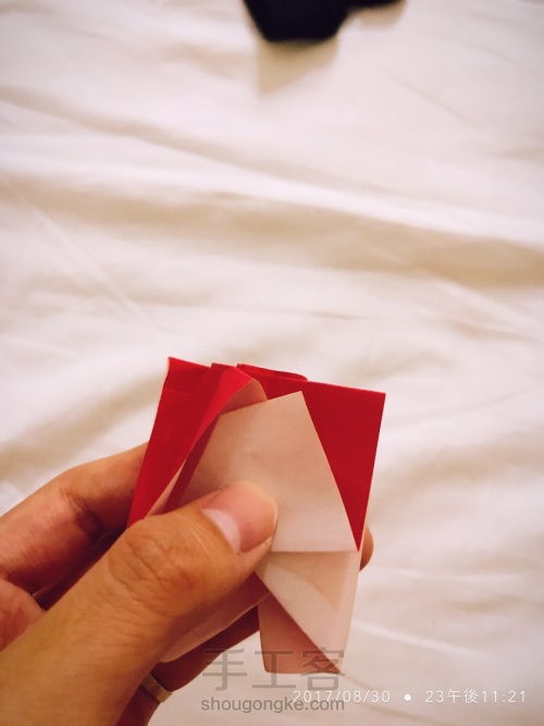 折り紙-折纸•玫瑰I 第19步